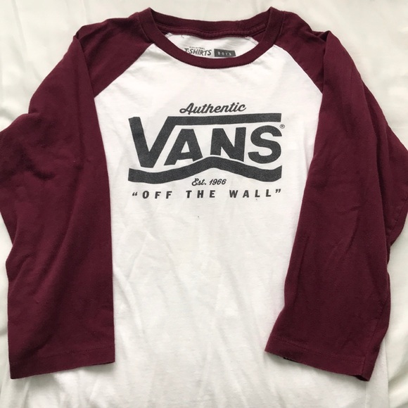 Vans Tops Vans Boys Baseball Tee Poshmark